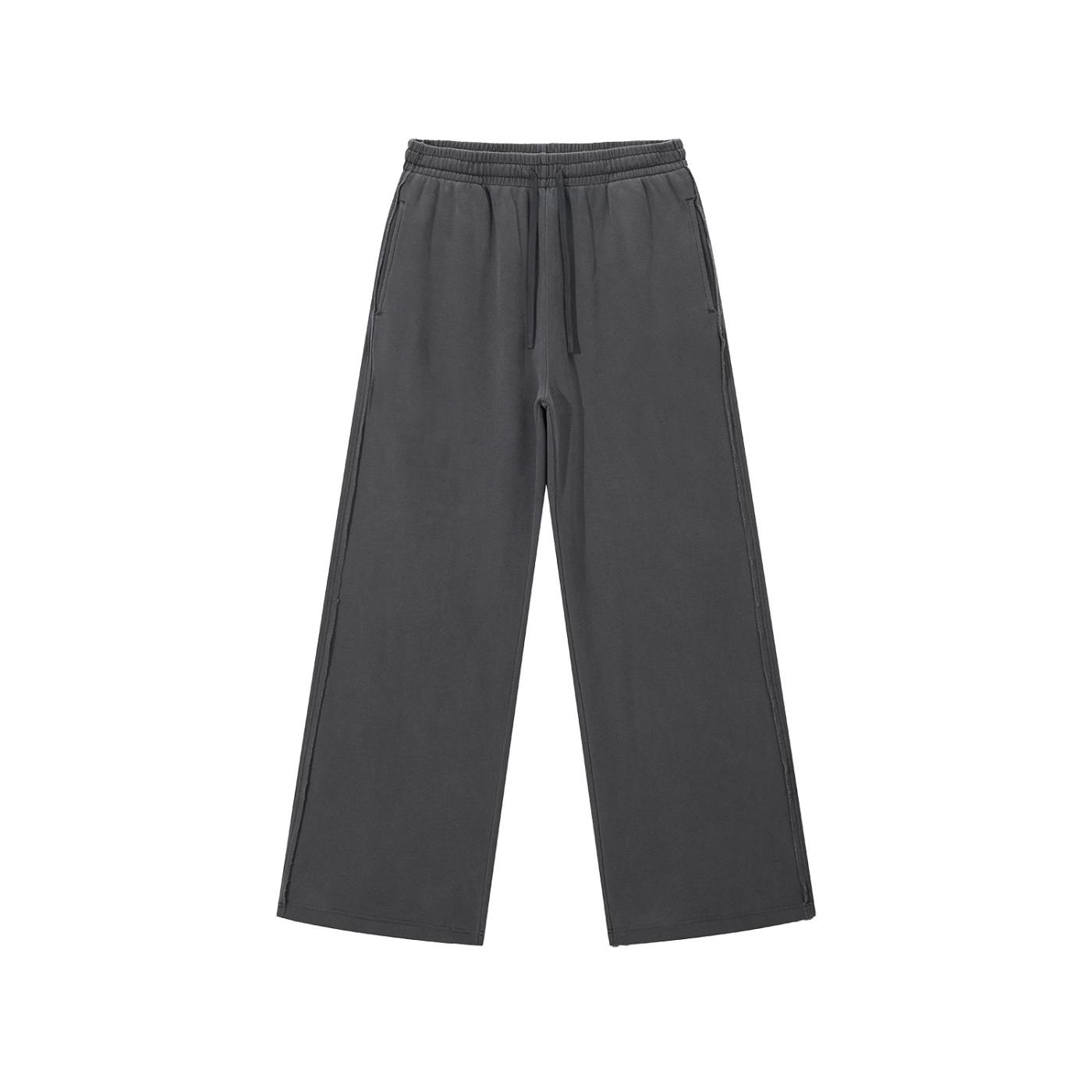 420GSM Snow Washed Designer Raw Edge Sweatpants